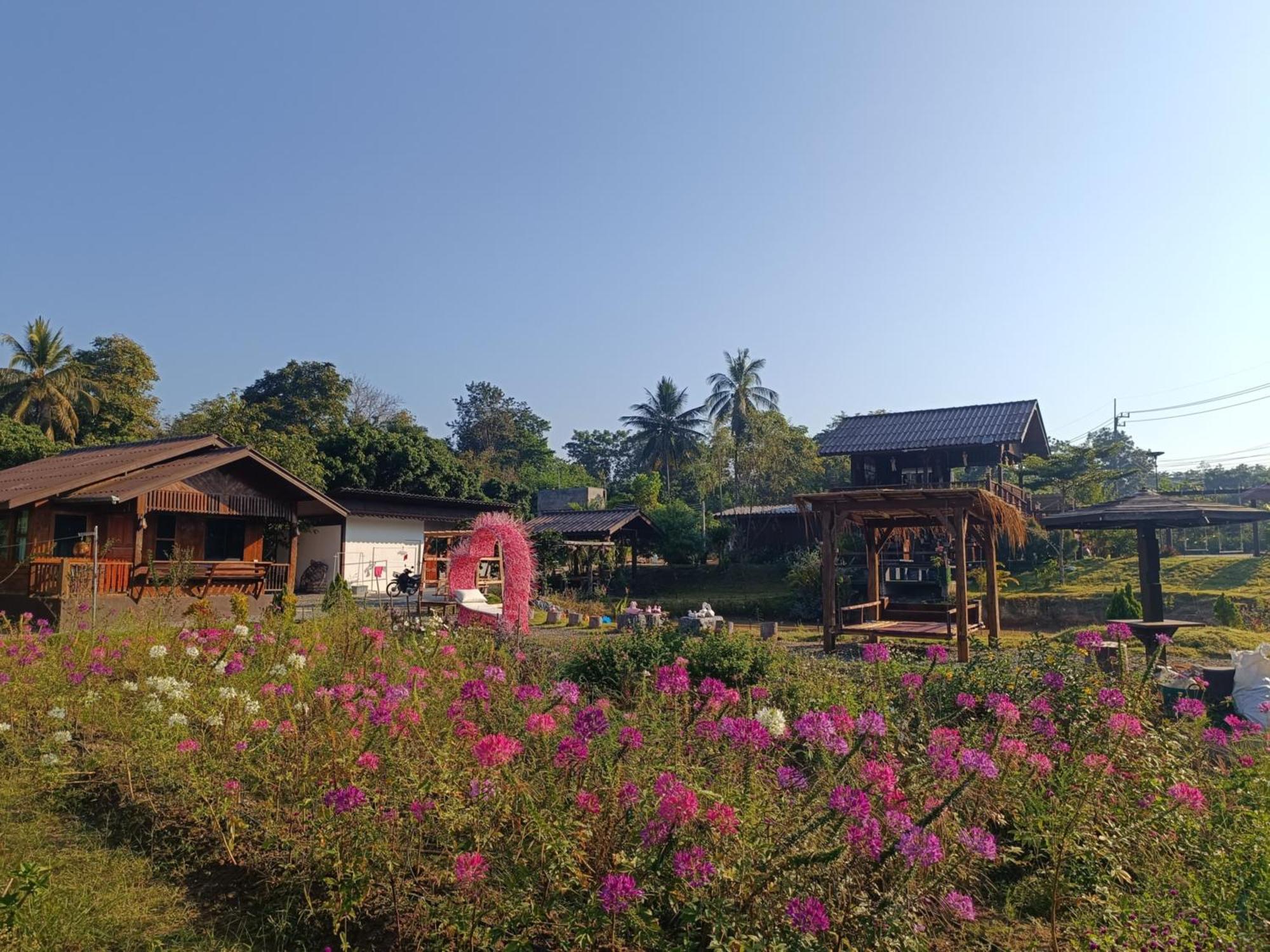ม่วนใจ๋ปันสุข โฮมสเตย์แอนคาเฟ่ Muanjai Punsuk Homestay And Cafe Chom Thong Exterior foto